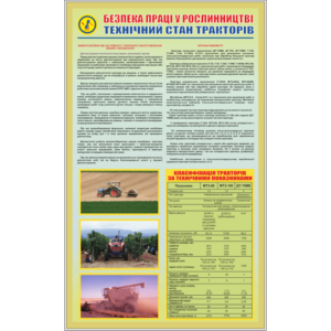 Стенд Безпека праці у рослинництві - технічний стан тракторів (95096)